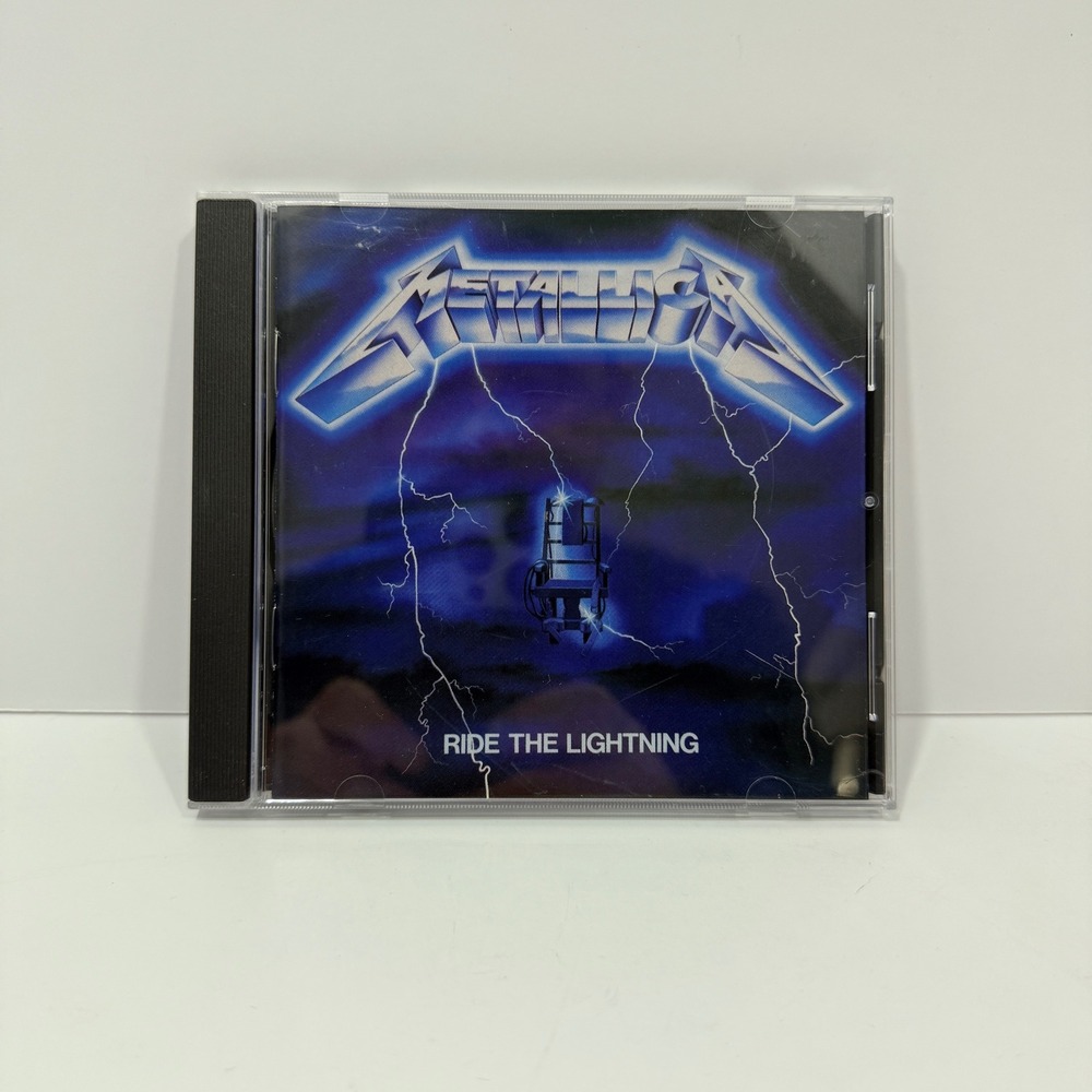 Metallica Ride the Lightning CD 1984 Blue Good Thrash Metal 60396-2